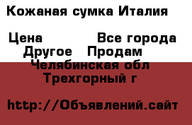 Кожаная сумка Италия  › Цена ­ 5 000 - Все города Другое » Продам   . Челябинская обл.,Трехгорный г.